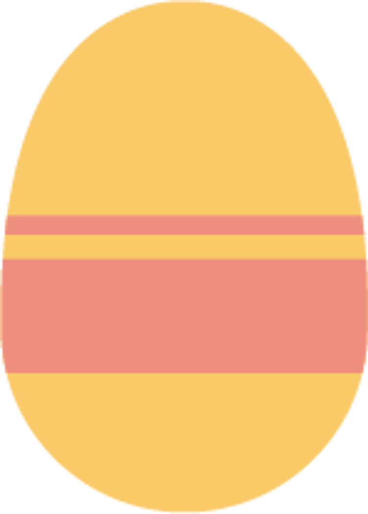 Gult påskeegg