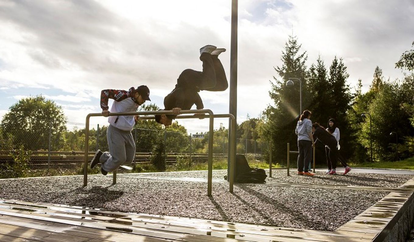 Foto: Thomas Brun / NTB scanpix Credit: Oslo kommune Tenåringer i aktivitet